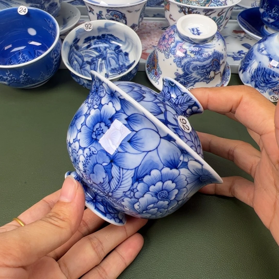 景德镇纯手工纯手绘茶具木木92
