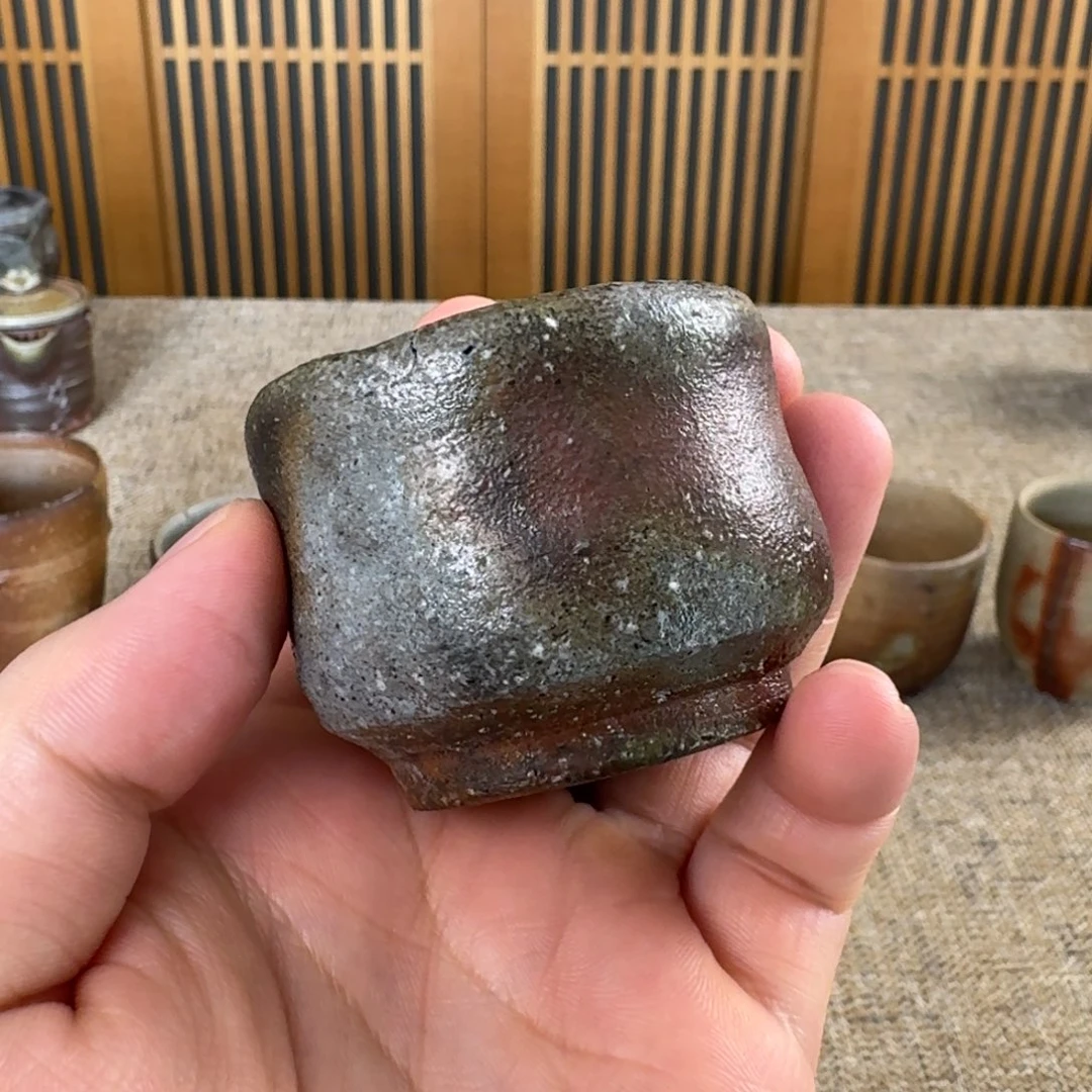 森陶山 备前烧主人杯