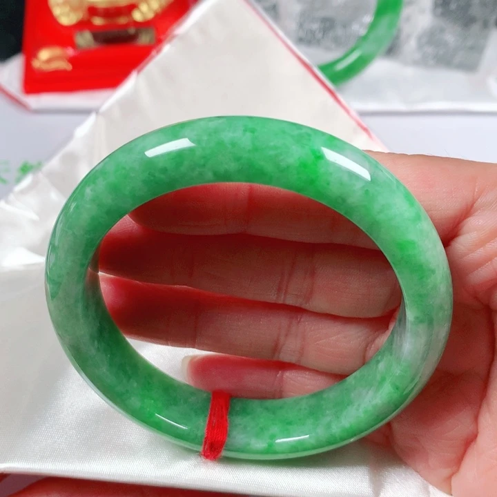 未镶嵌手镯翡翠  编号Sz1032 正圈57