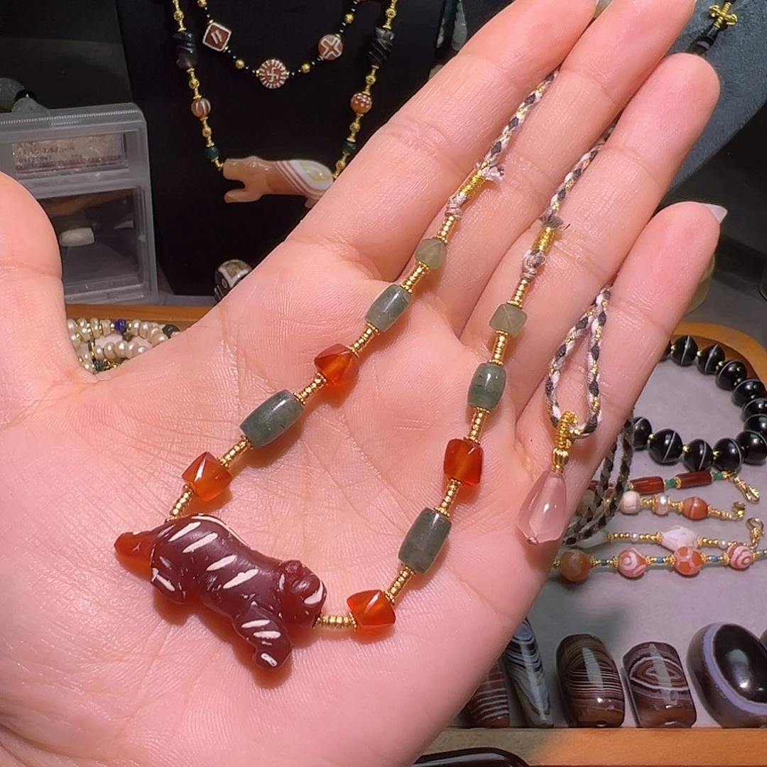 玛瑙/玉髓未镶嵌颈饰