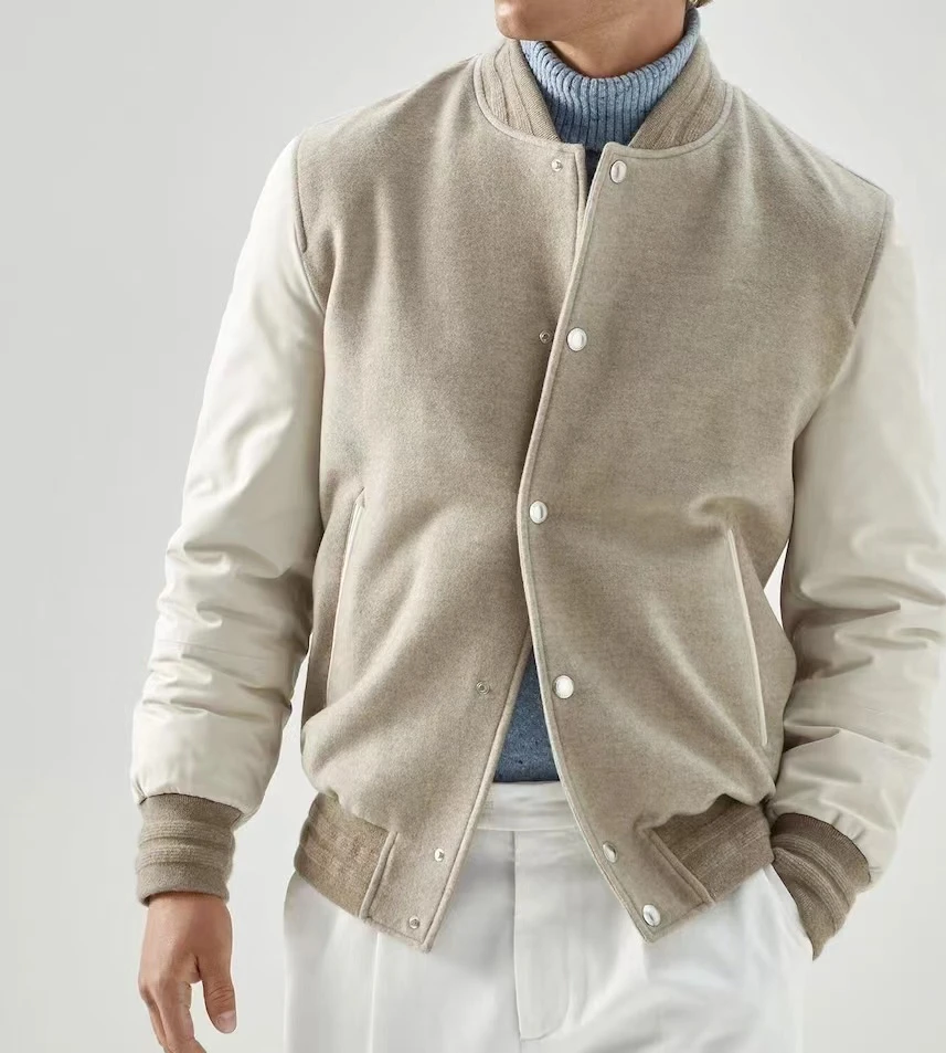 高级男装 秋冬新款24 时尚棒球服夹克