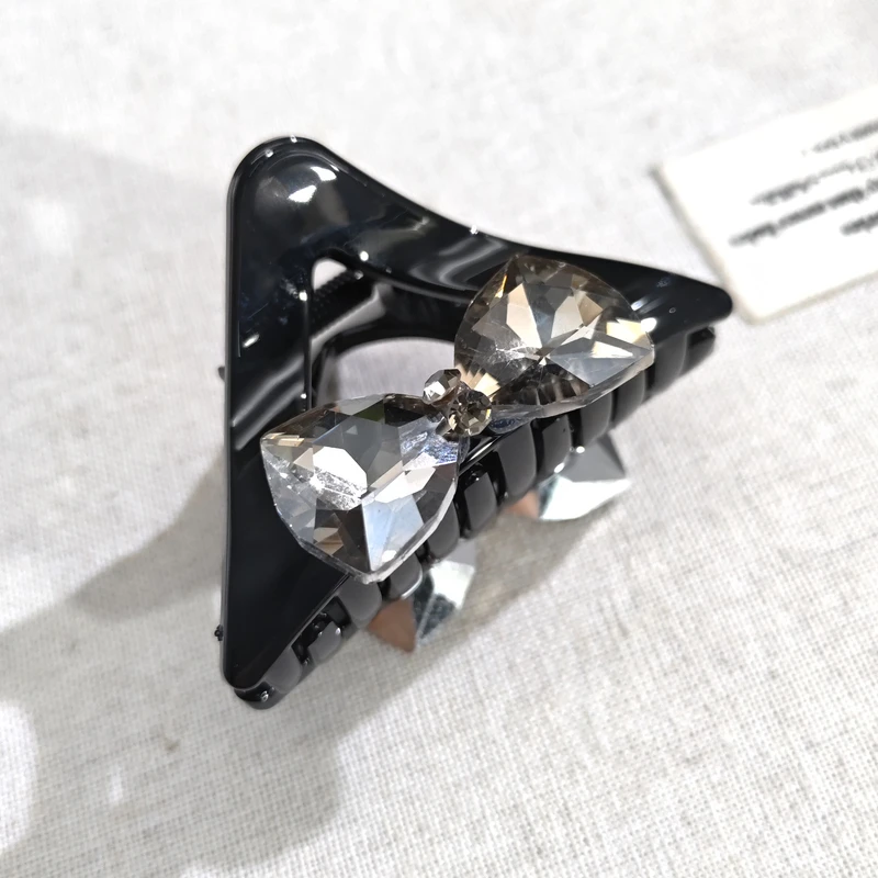 F14闪闪猫耳朵可爱蝴蝶结锆石发夹