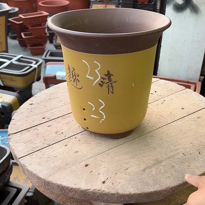 紫砂花盆透气花盆