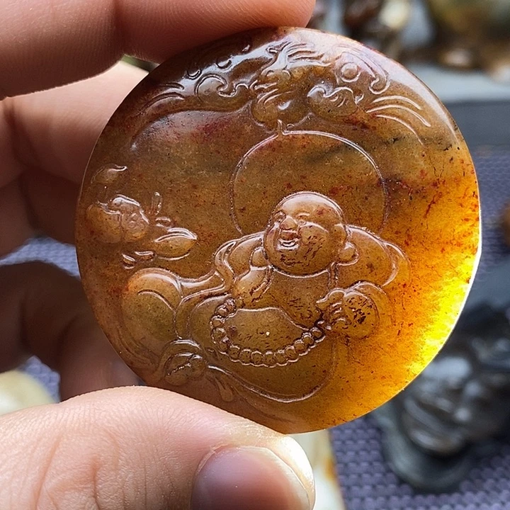 未镶嵌蛇纹石玉颈饰