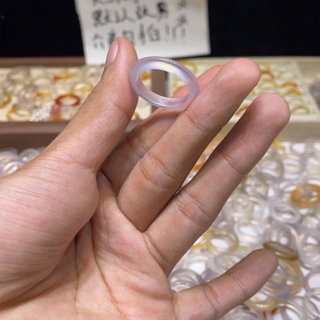 玛瑙/玉髓未镶嵌戒指31号港20