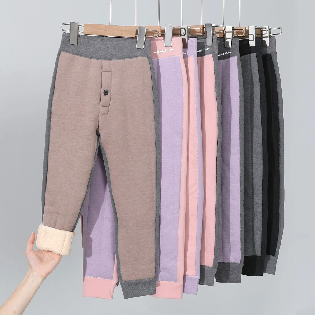 男女童保暖裤冬季校服神器羊毛裤子内搭儿童加绒加厚秋冬打底秋裤