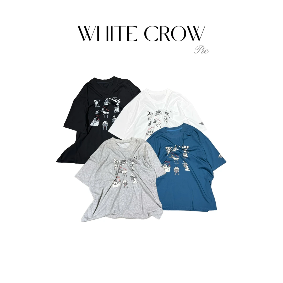 白乌鸦[绵绵绵羊]55145短袖体恤