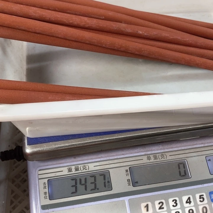 泥塑花蕊夫人长香棒料约350克