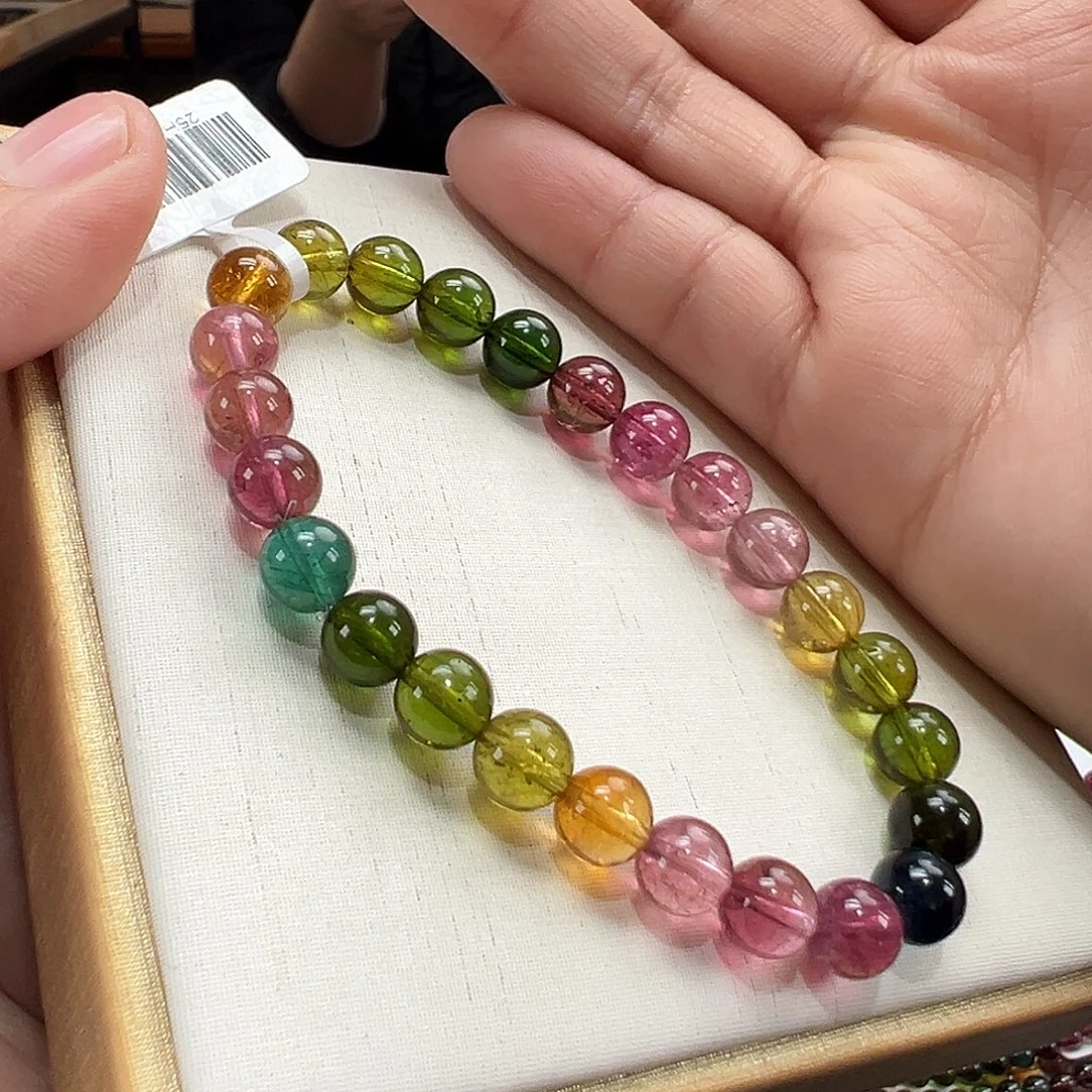 未镶嵌手串碧玺7.5mmmmmmmm