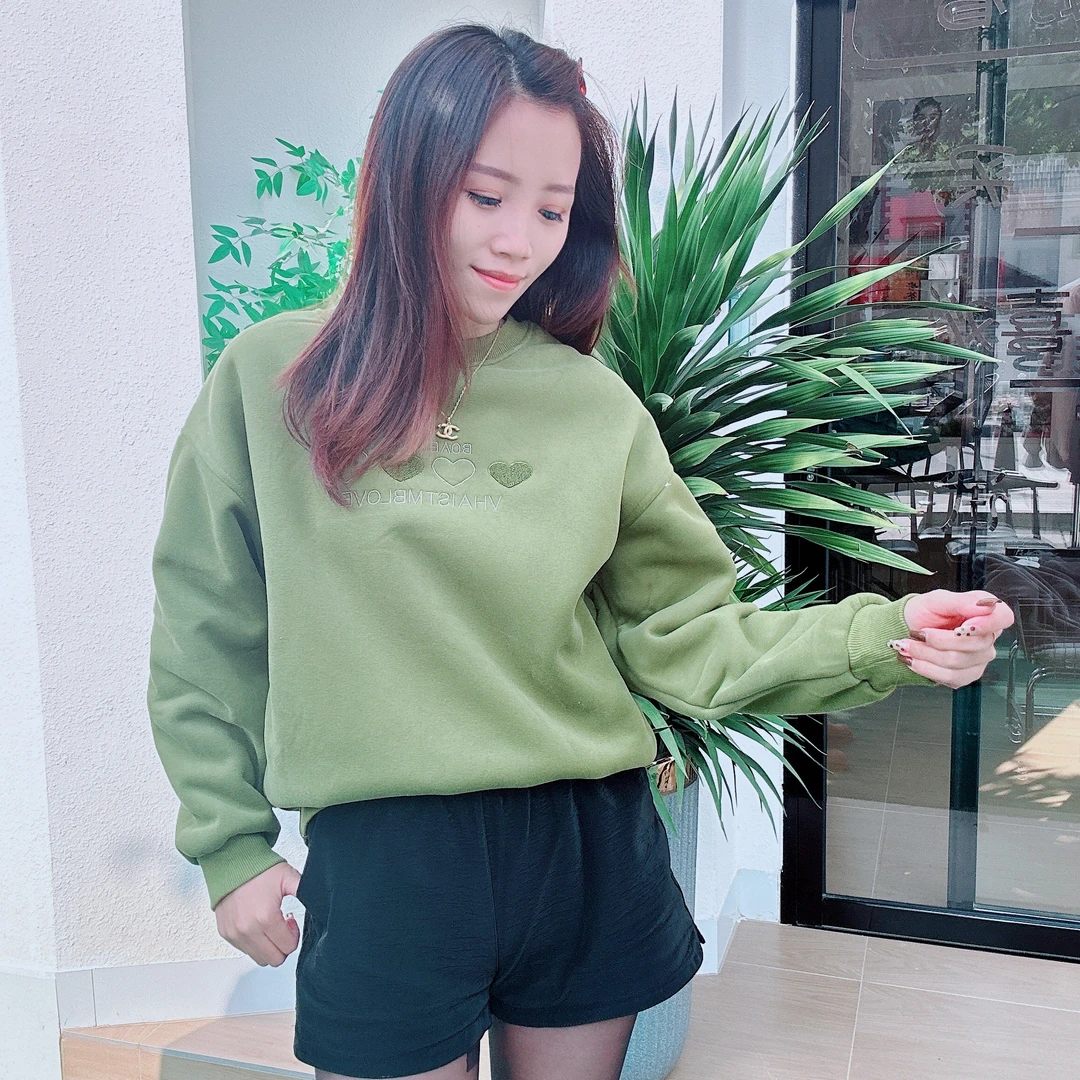 JJ 时尚休闲百搭加绒卫衣（3颗爱心）