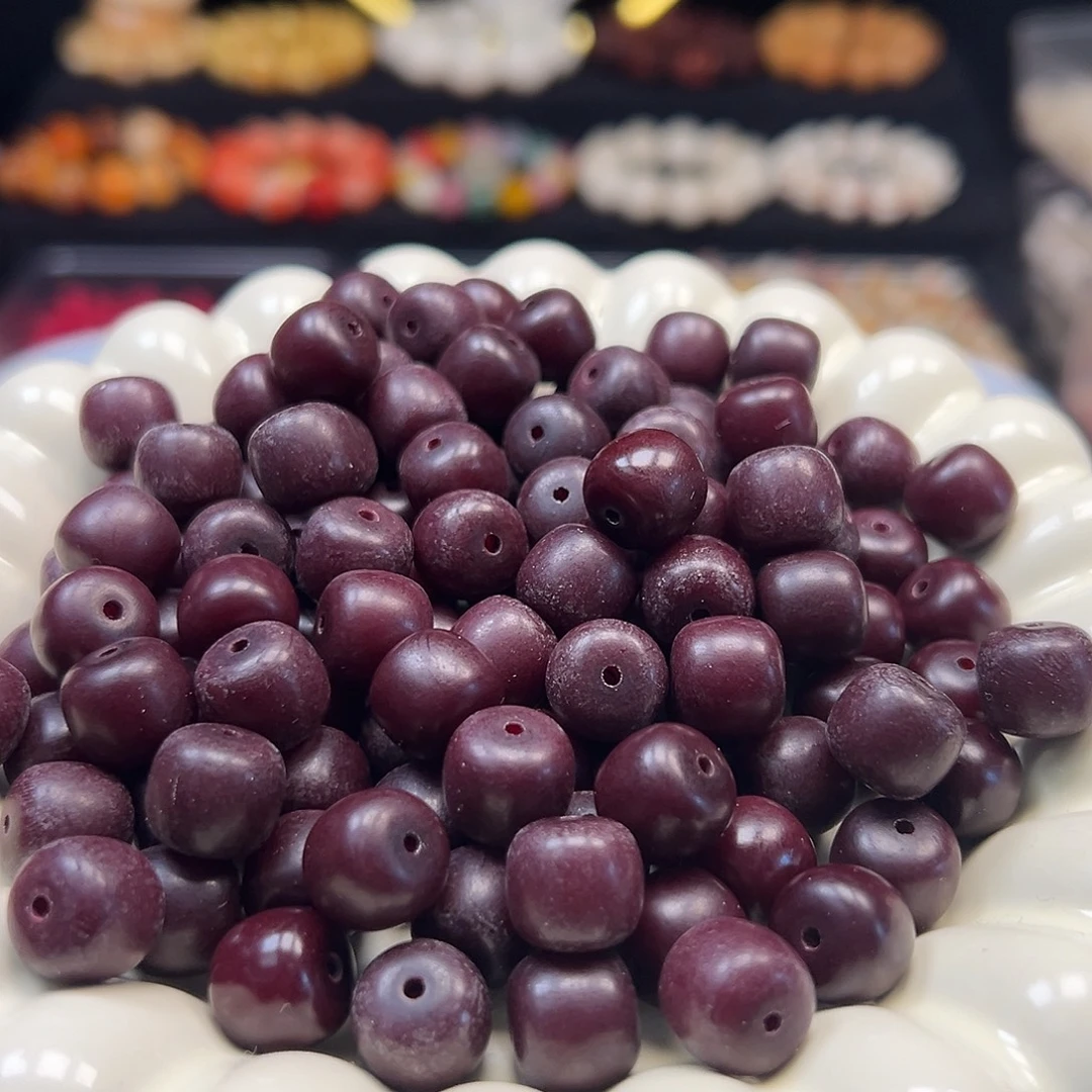 手串菩提根/象牙果卡12紫车厘子桶108颗