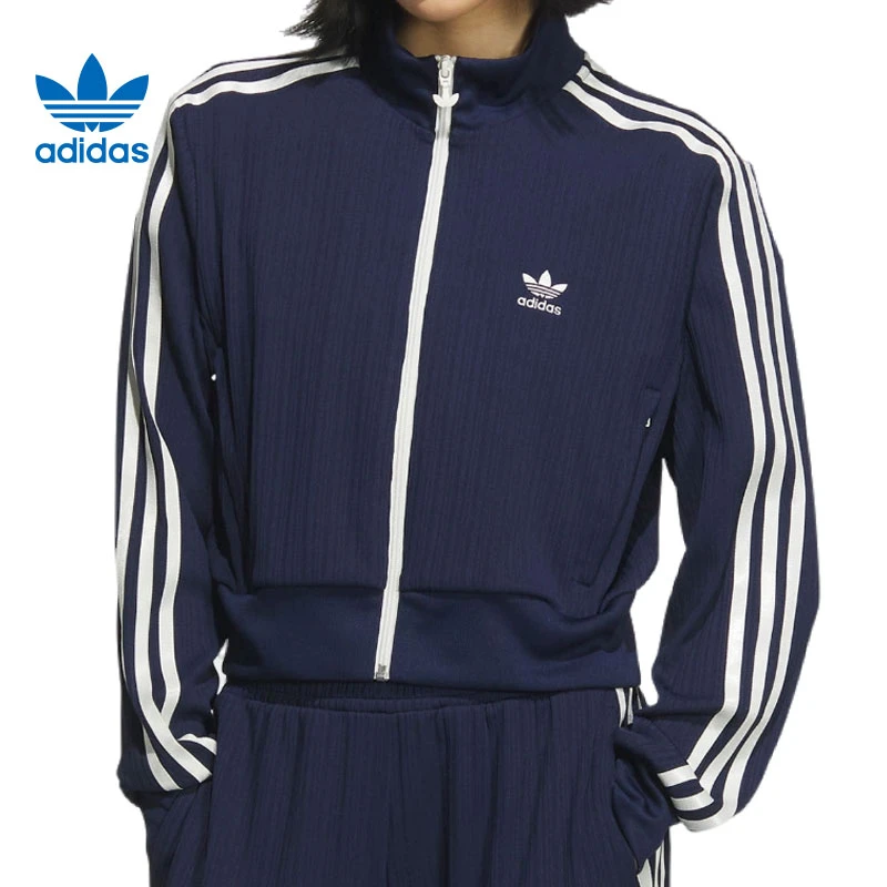 吾adidas阿迪达斯三叶草女子运动休闲夹克外套KB8950