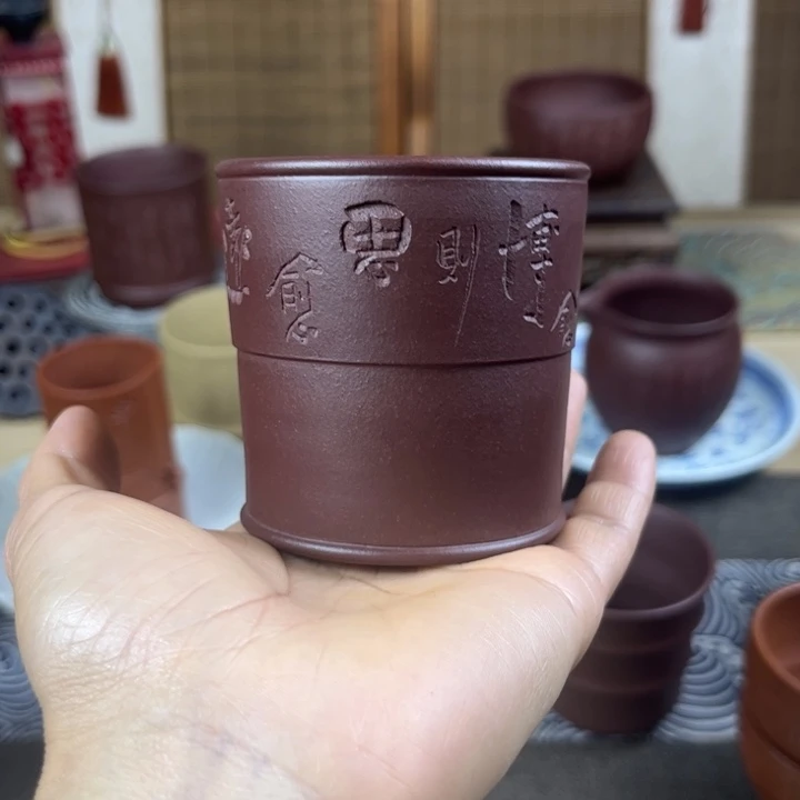 紫砂茶壶唐*肉主人杯容量120