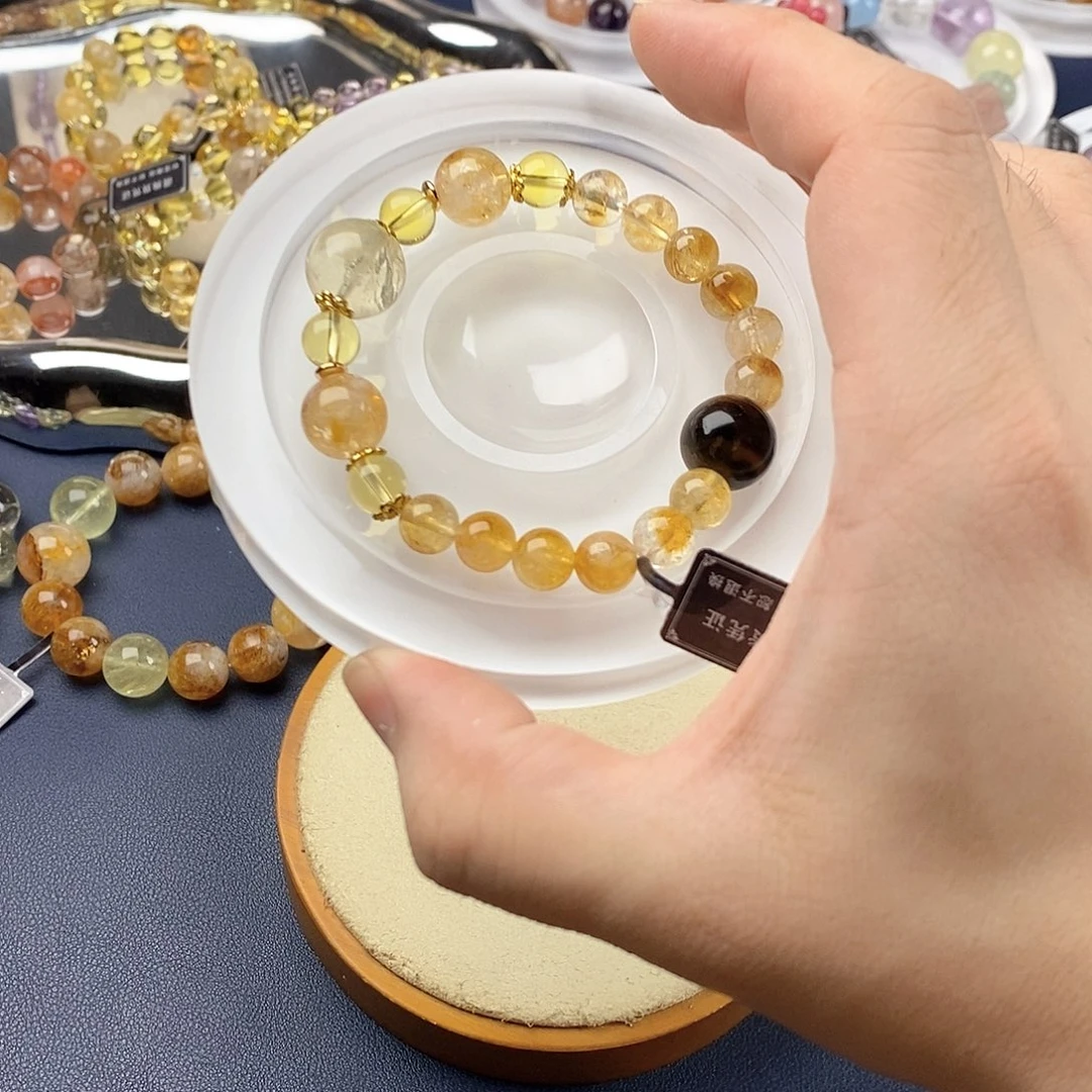 银S925镶嵌手链水晶