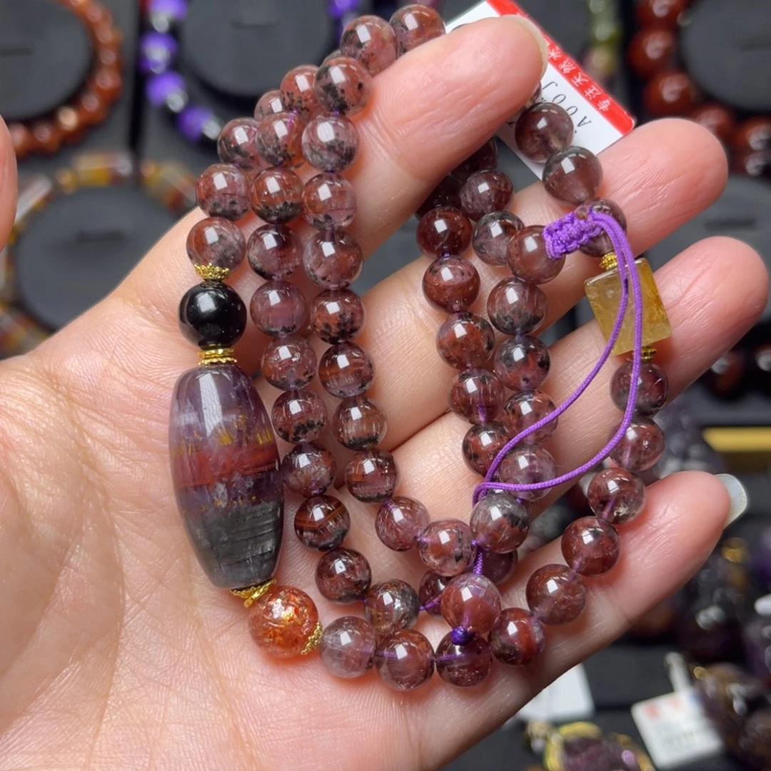 手链水晶18K金镶嵌极光原创项链