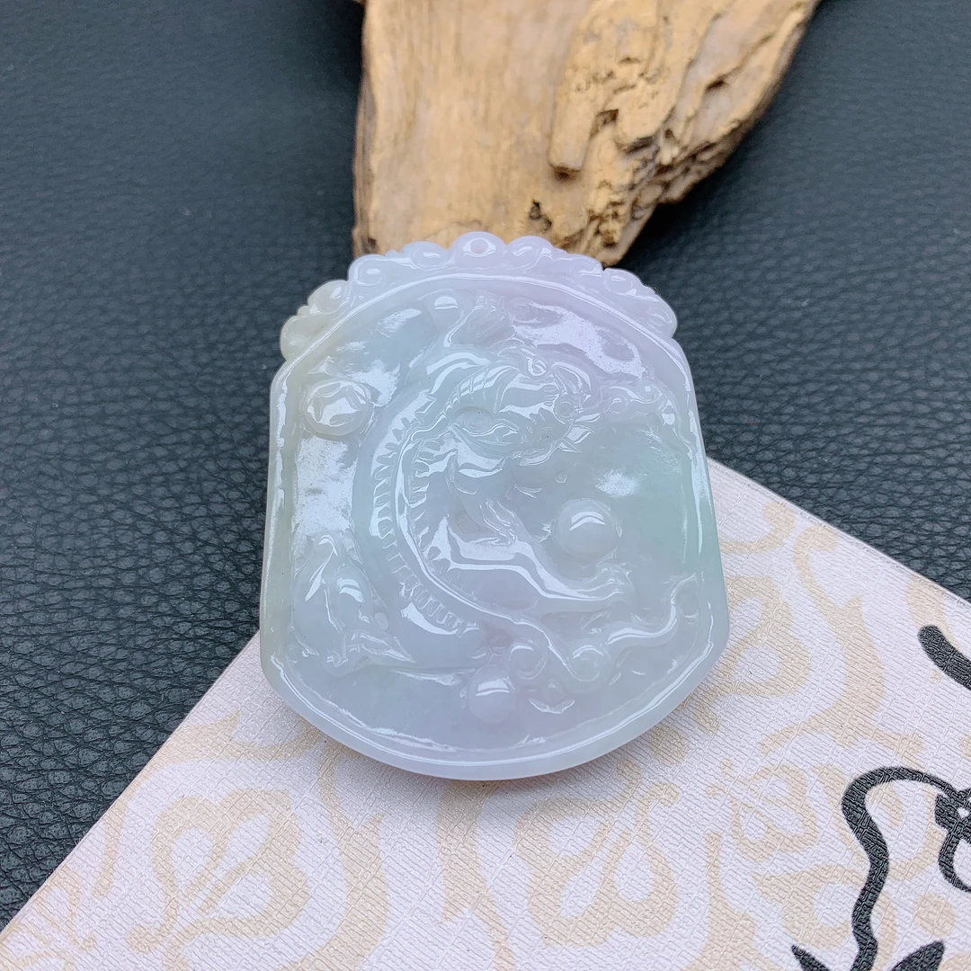 215~天然翡翠A货冰透精雕招财貔貅吊坠气质高贵精美时尚雕刻挂件