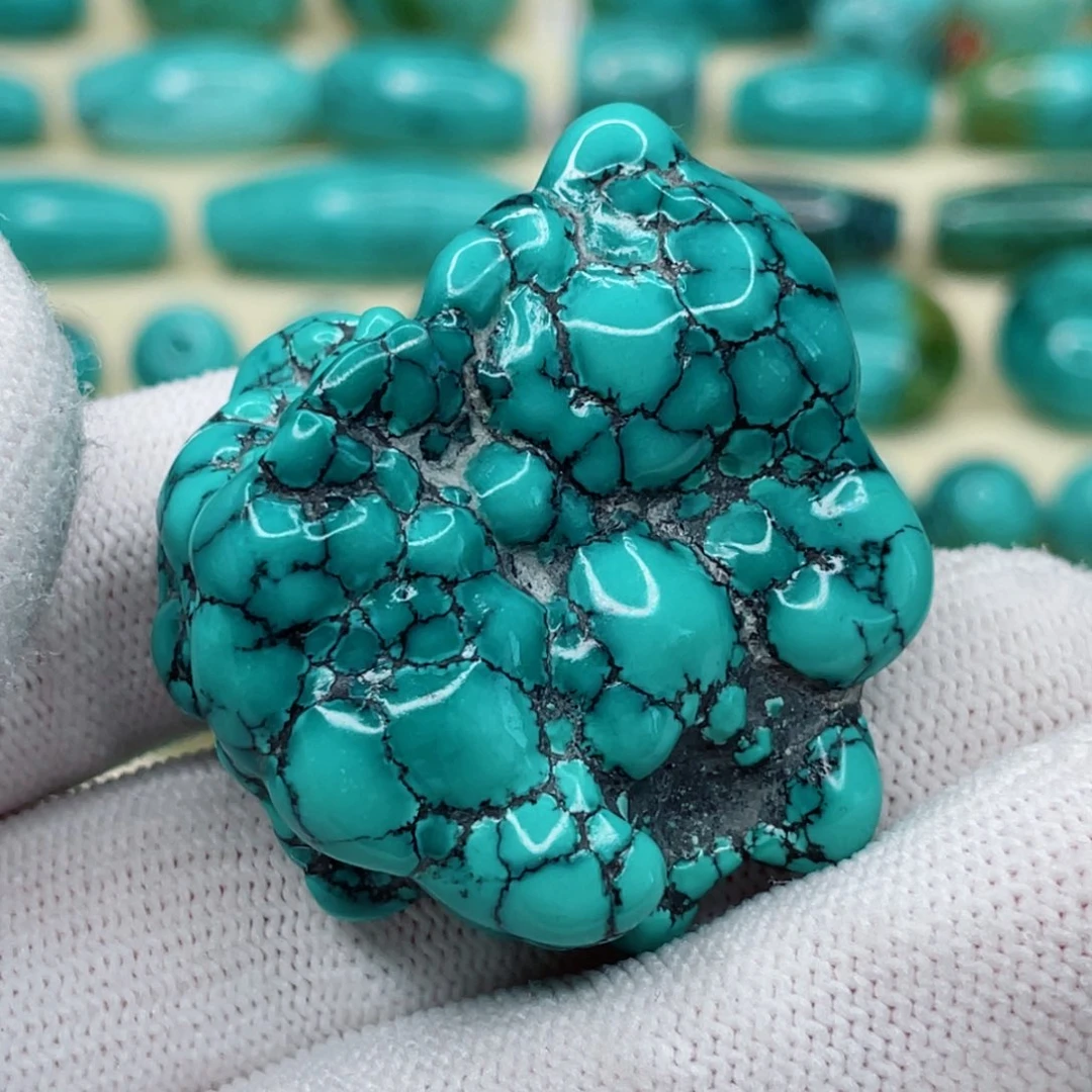 绿松石珠宝奇石未镶嵌