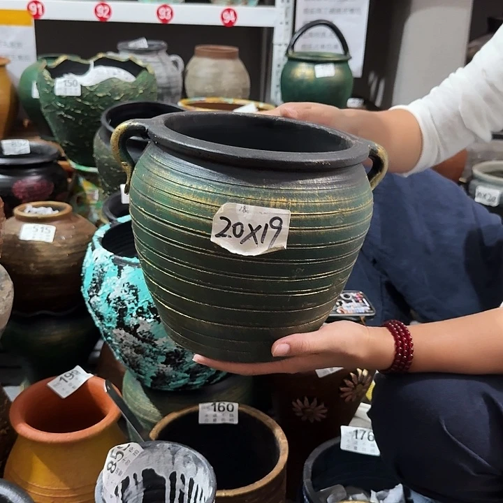 47金绿双耳高度20口径20