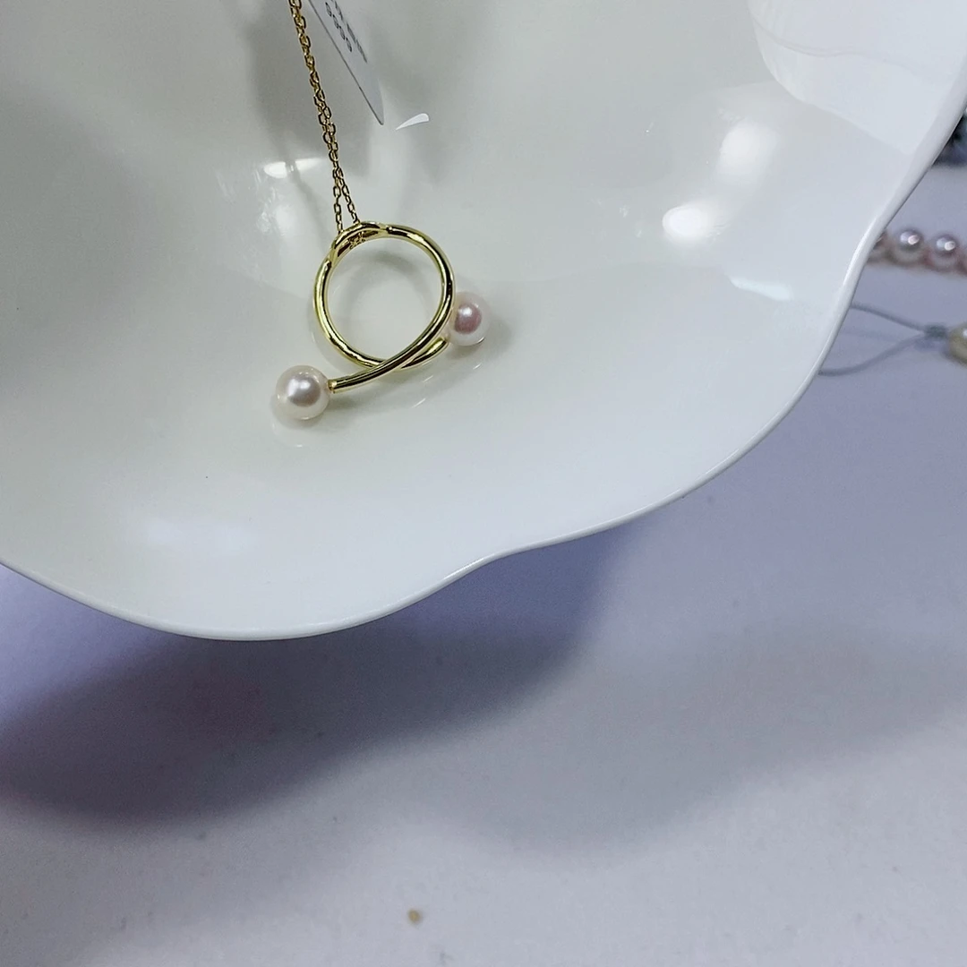 海水珍珠颈饰银S925镶嵌