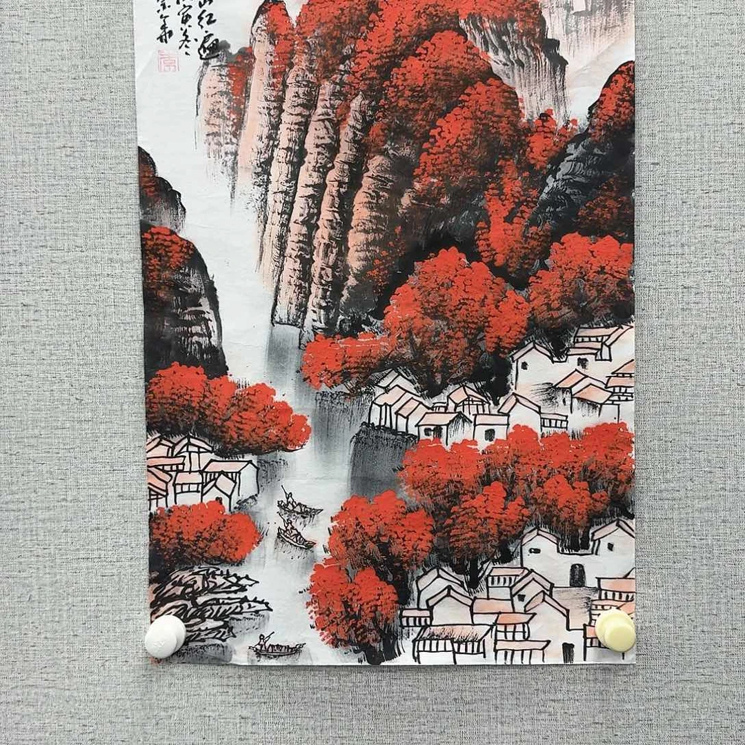 国画国画亲笔手绘