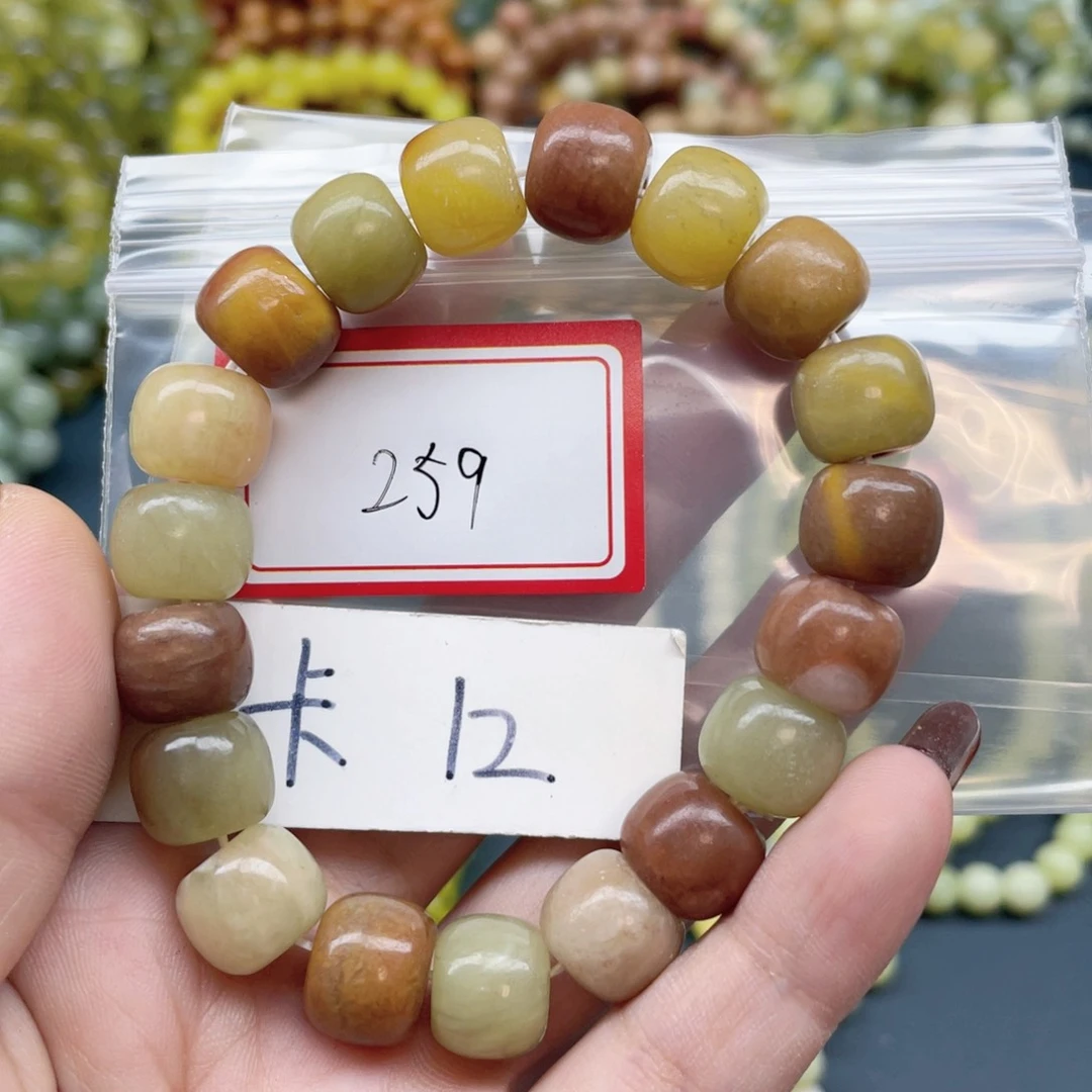 未镶嵌蛇纹石玉手串