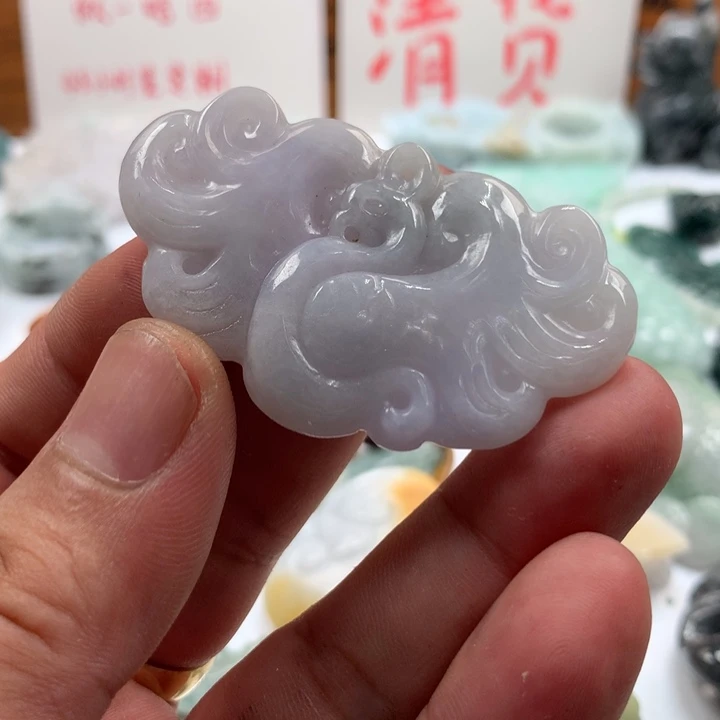 翡翠未镶嵌颈饰保真天然a货翡翠