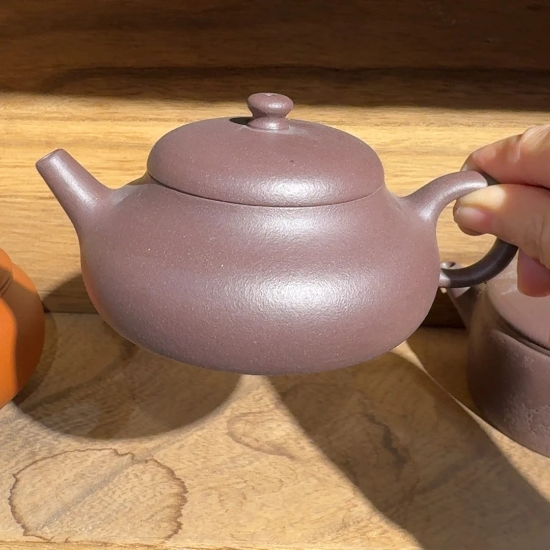 紫泥茶壶天青150毫升左右