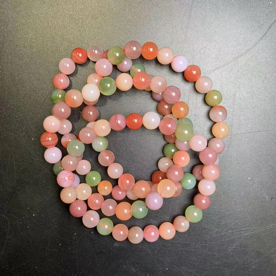 天然盐源玛瑙手串 约7mm 多样性发货只发一件 hy/09