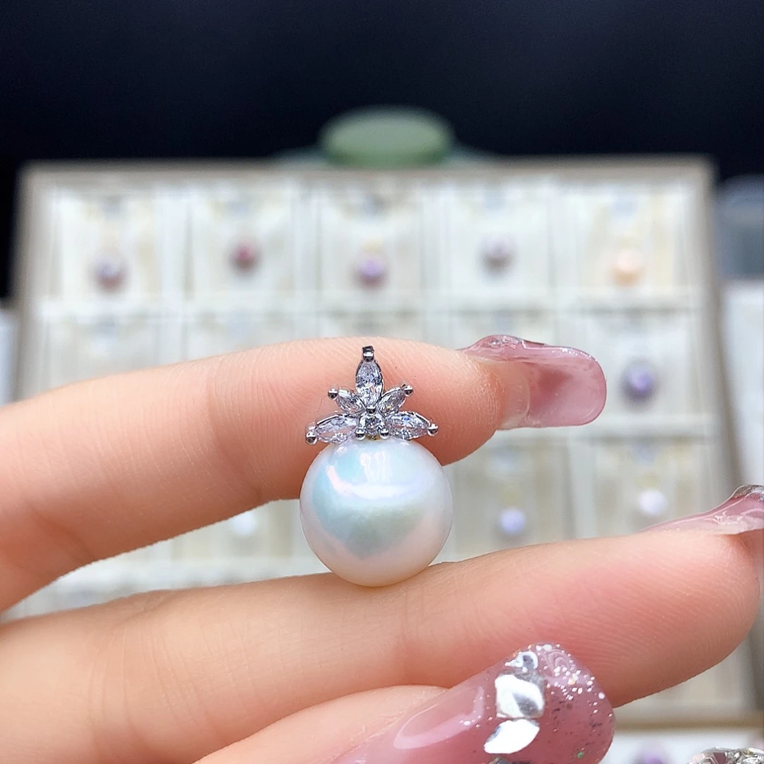 淡水珍珠颈饰合金