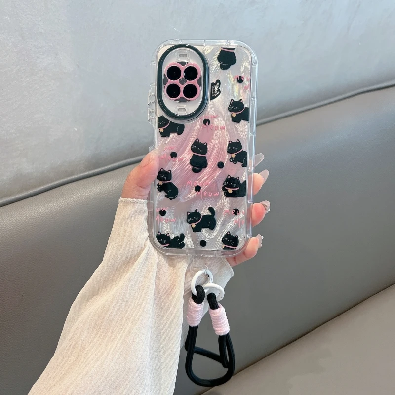 适用于华为nova14手机壳新款可爱卡通猫咪nova14pro全包防摔ultra