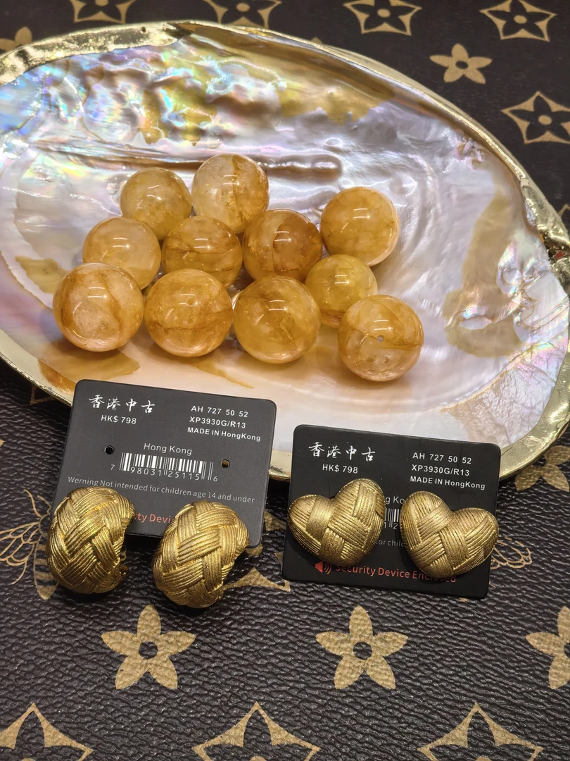 合金耳饰 2026外贸饰品中古饰品欧美风复古风尾巴单精品店货源002