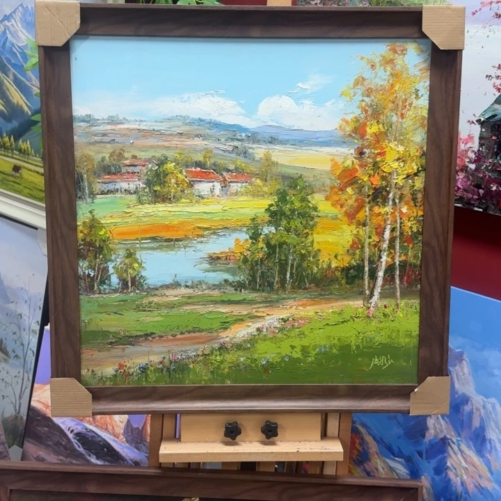 油画油画作品展和