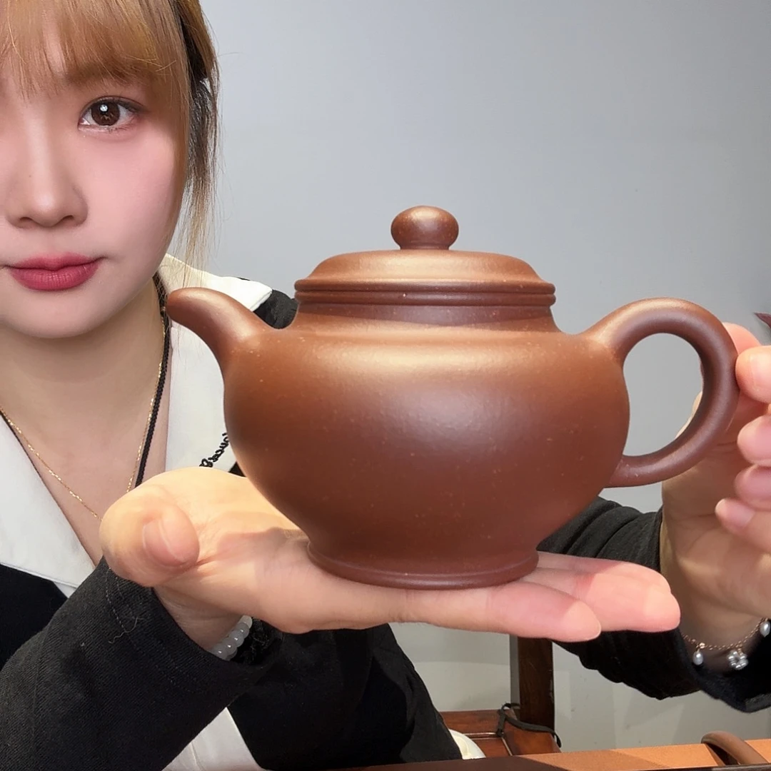 紫砂茶壶掇只300cc……紫泥