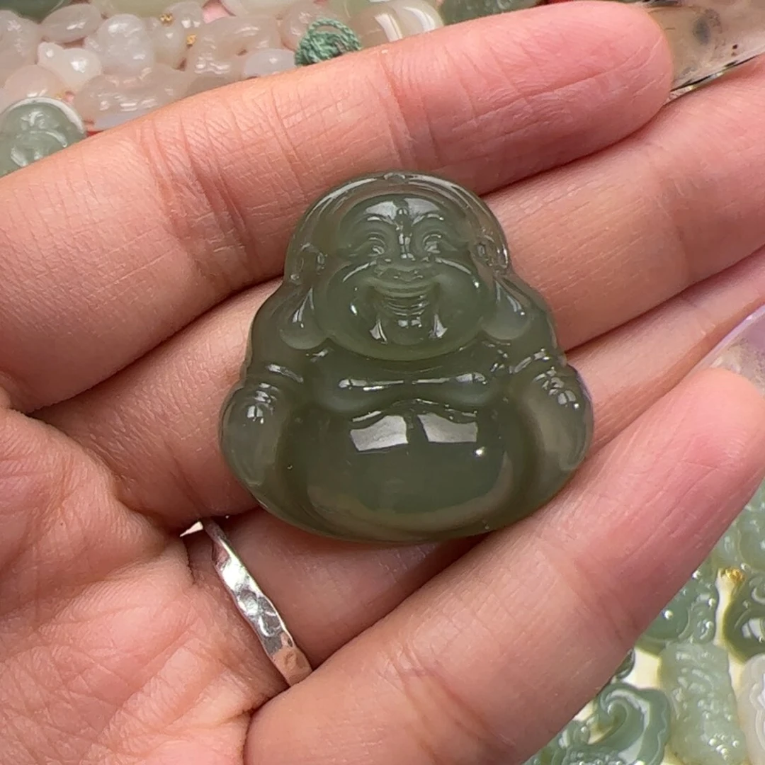 和田玉颈饰未镶嵌凤****9