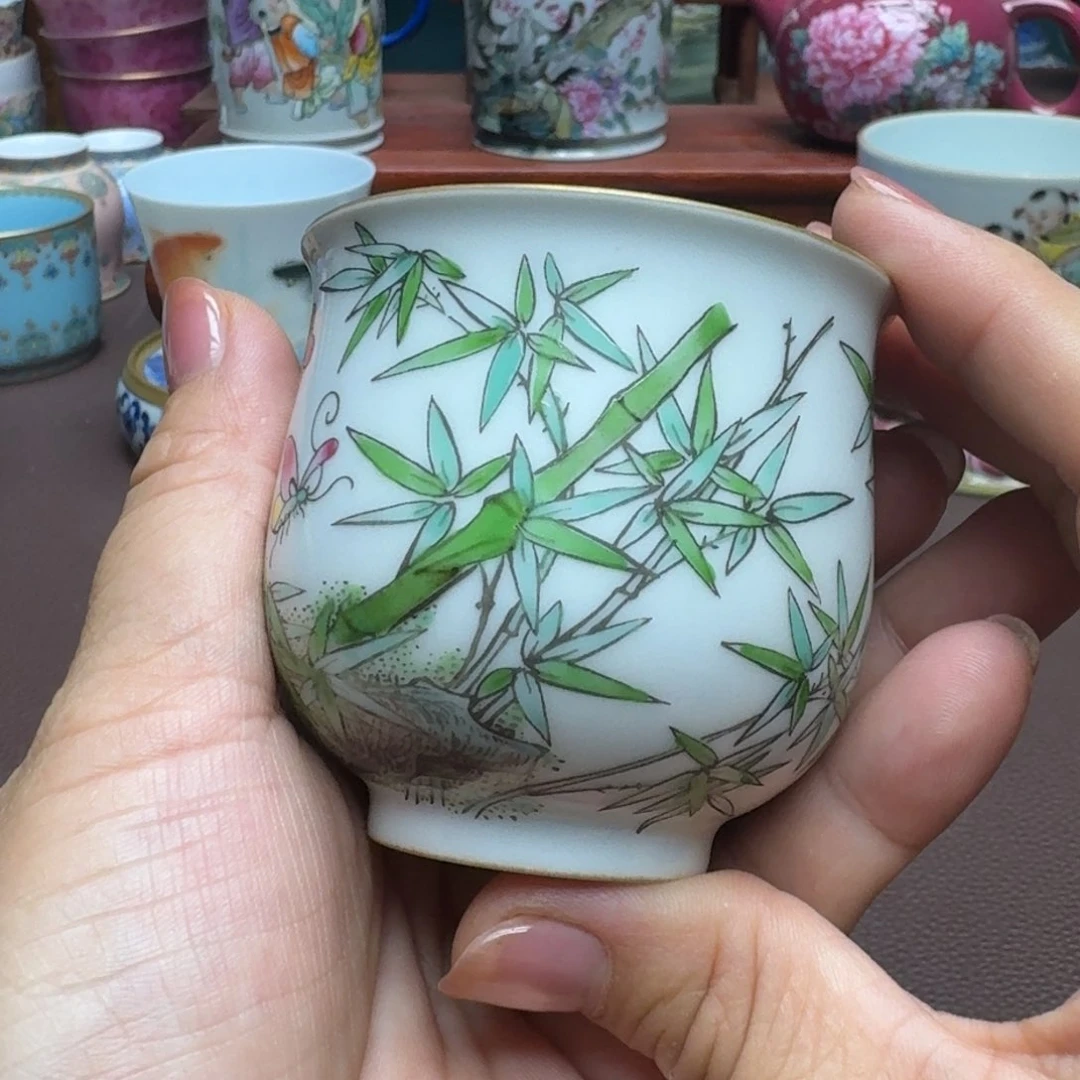 瓷片景德镇仿古手工制作精品展示