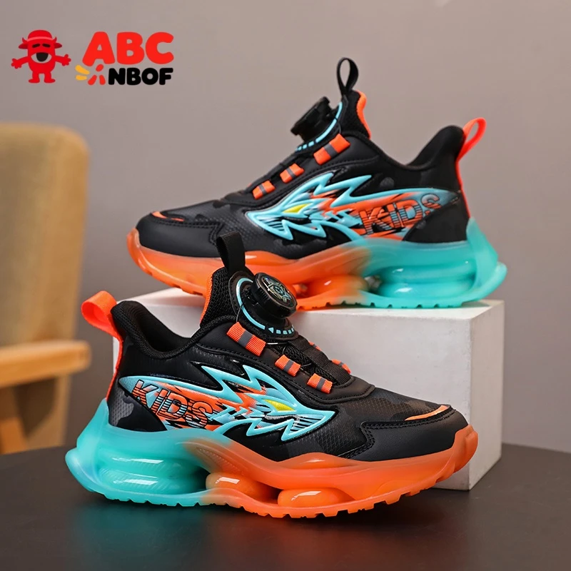 ABC NBOF男童鞋学生潮流时尚休闲鞋男孩子春秋新款中大童皮面软底