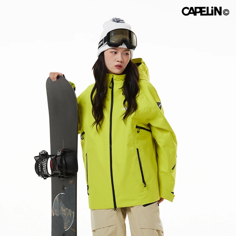 CAPELIN滑雪服情侣款2025新款防水透气3L单双板户外正品外套J93