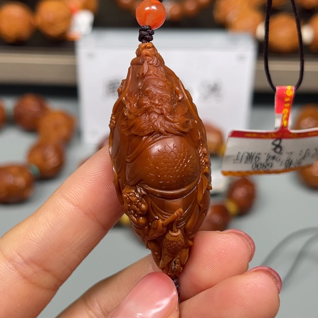 手串/手链橄榄核五鬼运财钟馗