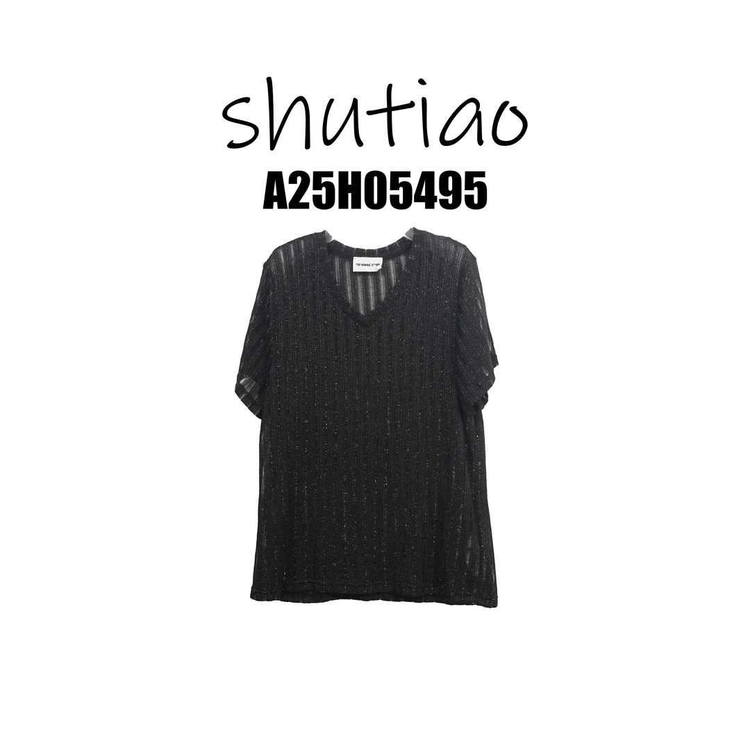 【SHUTIAO】2025秋冬：新款小众设计款T恤A25H05495