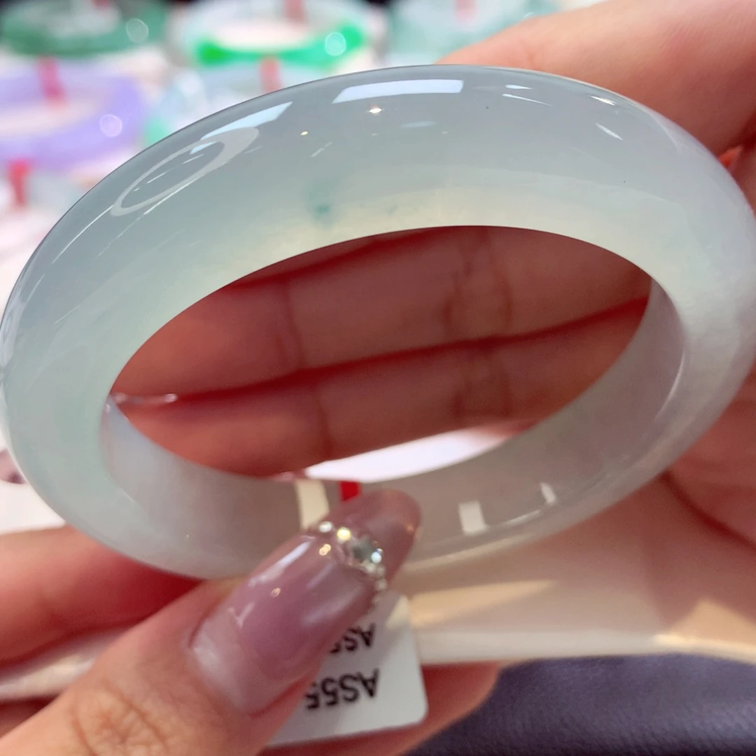 未镶嵌手镯翡翠正圈24号66