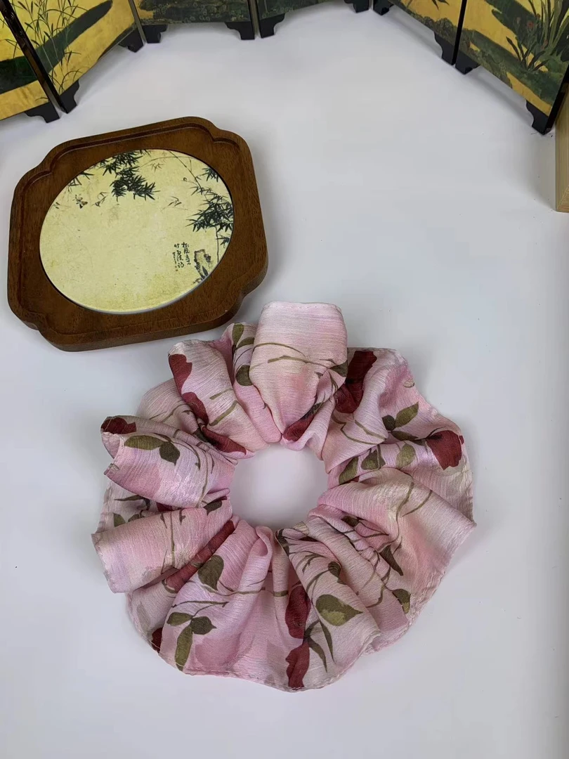 手作肠圈发饰头绳直播间选款