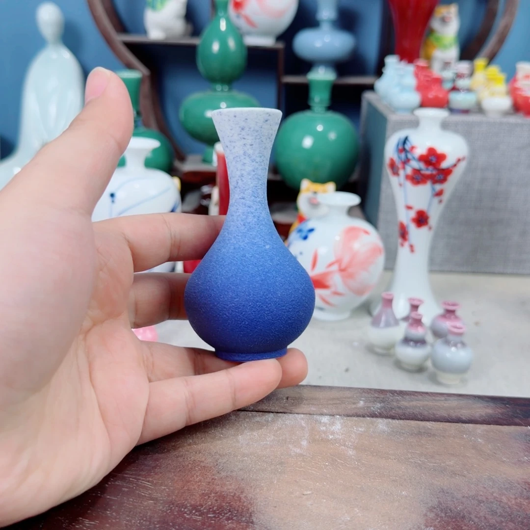 陶瓷手工小花器摆件