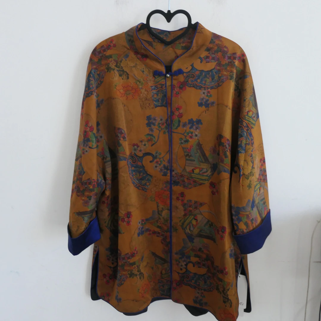 XQ-2219-1秋款宽松复古外套