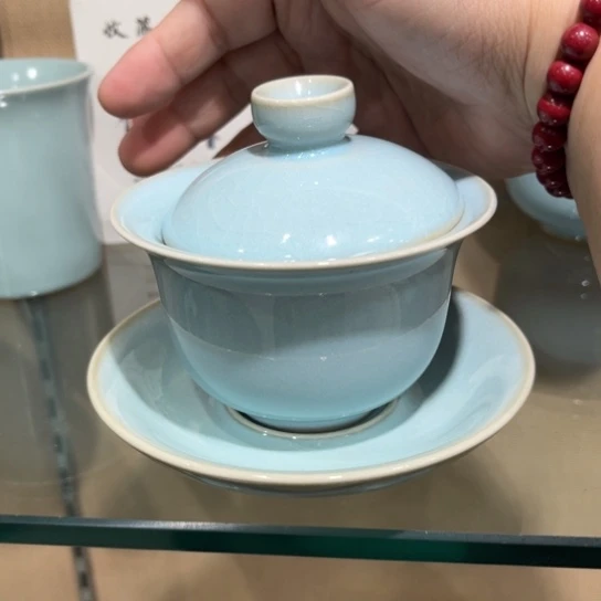 瓷片陶瓷茶具汝瓷茶具