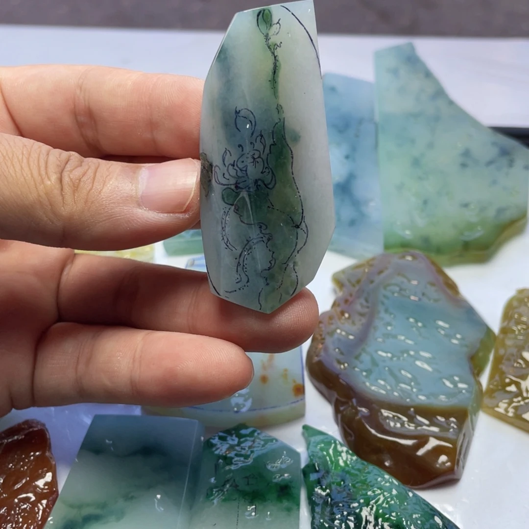 定制翡翠未镶嵌不退不换