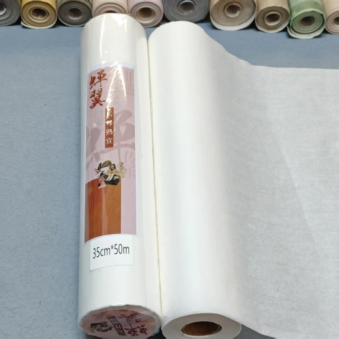 蝉翼云母熟宣长卷34*50m小楷瘦金体书法工笔临摹