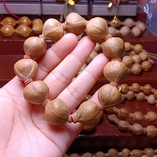 嗯***哼橄榄核手串/手链橄榄核手串铁核蒜头雕刻料2.0