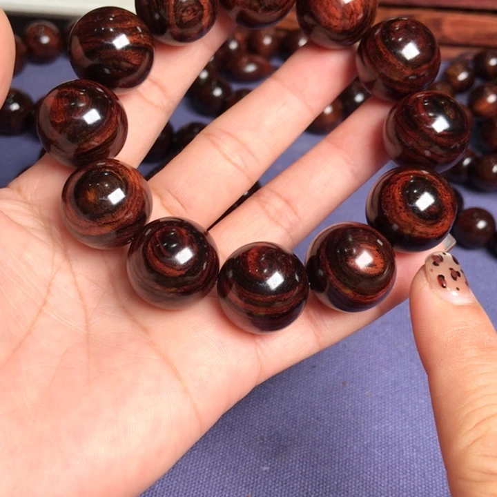 *****黄花梨/降香黄檀手串/手链老料猫眼