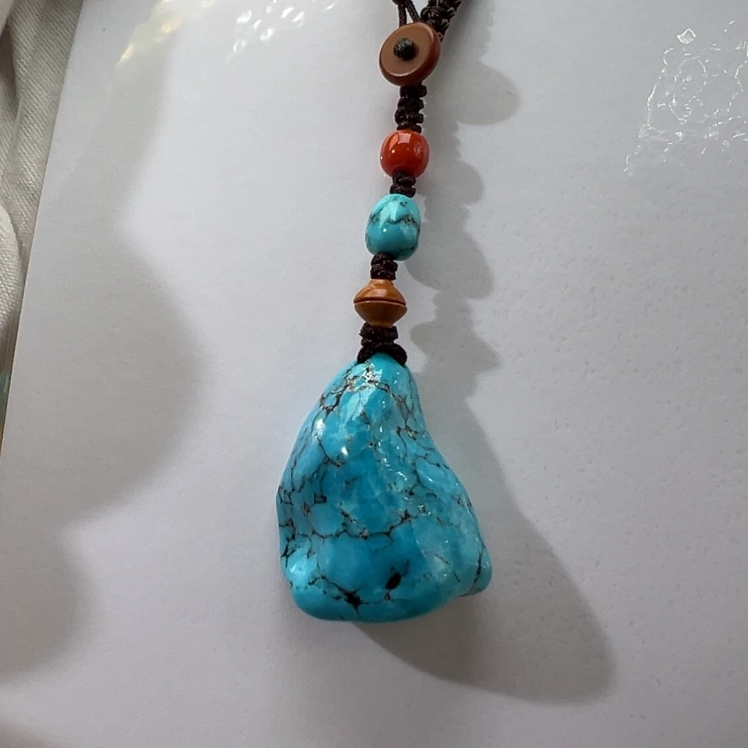 绿松石未镶嵌挂件