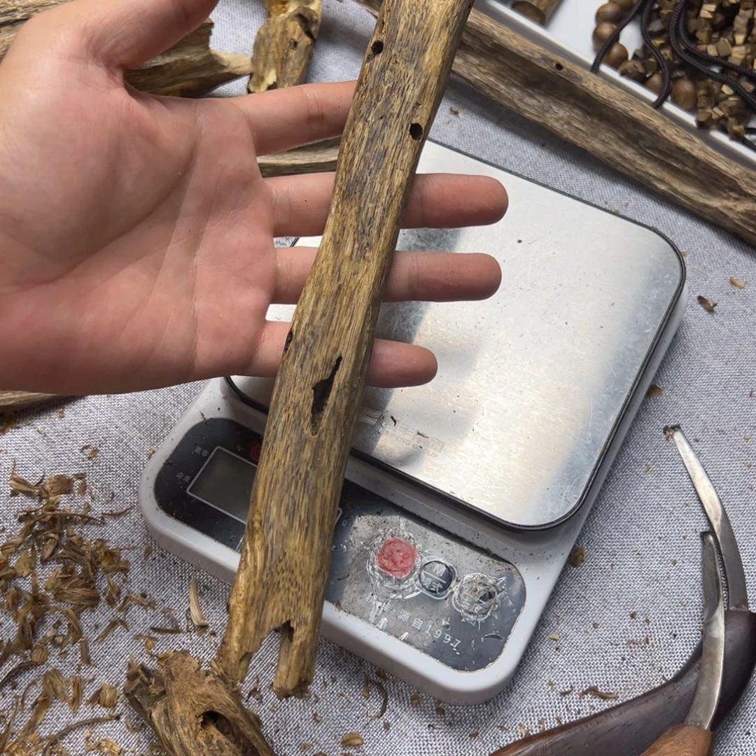 沉香沉香碎屑黑珍珠32克